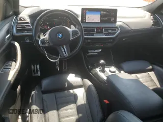 2022 BMW X4 M40i with VIN 5UX43DT02N9K59473, listed as a Copart auction lot 62493725 with 49,708 mi miles and Salvage title. Bid and sale history available at DreamBid. Image 8.