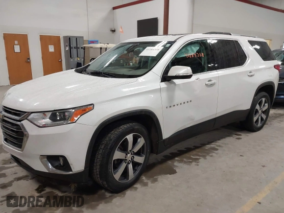 2018 Chevrolet Traverse LT Leather with VIN 1GNEVHKW3JJ230464, listed as a IAAI auction lot 41184358 with 132,189 mi miles. Bid and sale history available at carsss.com. Image 17.