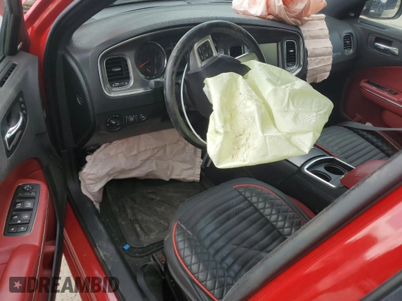 2012 Dodge Charger SXT with VIN 2C3CDXHG5CH178776, listed as a Copart auction lot 56191355 with Not Provided miles and Salvage Title. Bid and sale history available at DreamBid. Image 8.