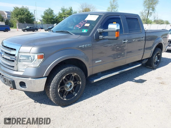 2013 Ford F-150 XL with VIN 1FTFW1ET0DKD86186, listed as a IAAI auction lot 42107898 with 97,635 mi miles and . Bid and sale history available at carsss.com. Image 2.