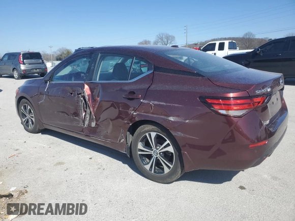 2023 Nissan Sentra SV with VIN 3N1AB8CV0PY264486, listed as a Copart auction lot 48315885 with 41,875 mi miles and Clean Title. Bid and sale history available at DreamBid. Image 2.
