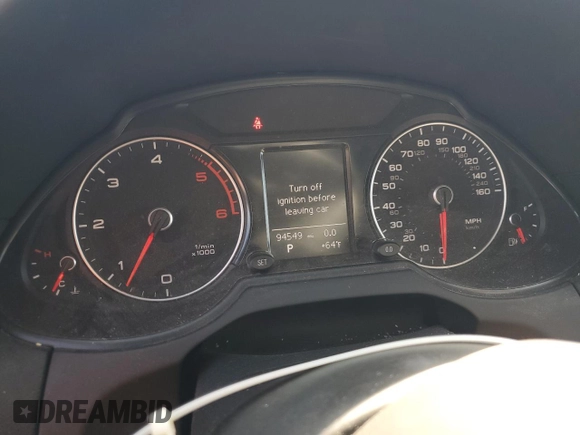 2015 Audi Q5 Premium Plus with VIN WA1CMAFP2FA037348, listed as a Copart auction lot 54729095 with 94,549 mi miles and Salvage title. Bid and sale history available at DreamBid. Image 9.