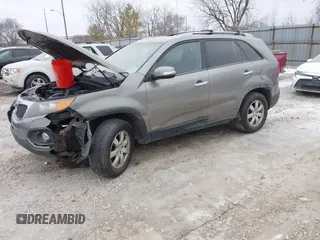 2011 Kia Sorento LX with VIN 5XYKTDA19BG181580, listed as a IAAI auction lot 41386803 with 148,973 mi miles. Bid and sale history available at carsss.com. Image 18.