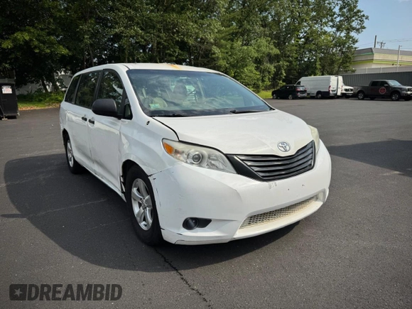 2014 Toyota Sienna L z VIN 5TDZK3DC0ES439470, wystawiony jako Copart lot #61039755 z przebiegiem Nie podano mil oraz Czysty tytuł • Clean title. Historia ofert i sprzedaży dostępna na DreamBid. Obrazek 4.