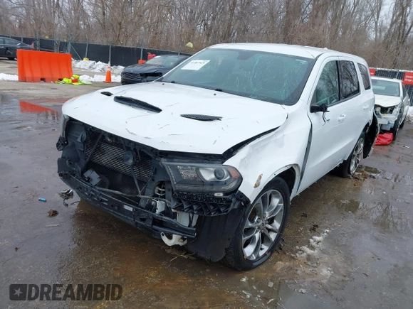 2019 Dodge Durango R/T with VIN 1C4SDJCT7KC576002, listed as a IAAI auction lot 41587519 with 62,344 mi miles and . Bid and sale history available at carsss.com. Image 6.