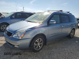 2014 Kia Sedona EX with VIN KNDMH4C77E6549905, listed as a Copart auction lot 77395344 with 97,631 mi miles and Salvage Title. Bid and sale history available at carsss.com. Image 1.