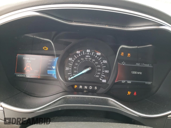 2016 Ford Fusion SE with VIN 1FA6P0HD1G5126495, listed as a Copart auction lot 45844355 with 145,545 mi miles and Salvage Title. Bid and sale history available at DreamBid. Image 9.