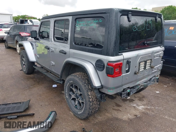 2018 Jeep Wrangler Unlimited Rubicon with VIN 1C4HJXFG4JW174603, listed as a IAAI auction lot 42202302 with 120,229 mi miles and . Bid and sale history available at DreamBid. Image 3.