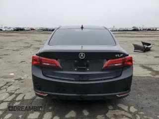 2015 Acura TLX V6 Advance with VIN 19UUB2F7XFA004587, listed as a Copart auction lot 86142474 with 0 mi miles and Salvage Title. Bid and sale history available at carsss.com. Image 6.