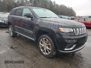 2021 Jeep Grand Cherokee Summit with VIN 1C4RJFJG6MC674077, listed as a Copart auction lot 44594475 with 46,794 mi miles and Salvage Title. Bid and sale history available at carsss.com. Image 4.
