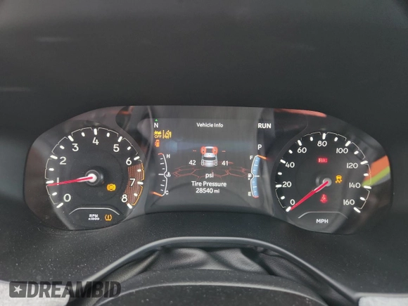 2024 Jeep Compass Latitude с VIN 3C4NJDBN0RT604876, выставлен на аукционе Copart как лот 60846205 с пробегом 28 540 миль миль и Чистый • Clean title. История ставок и продаж доступна на DreamBid. Изображение 9.