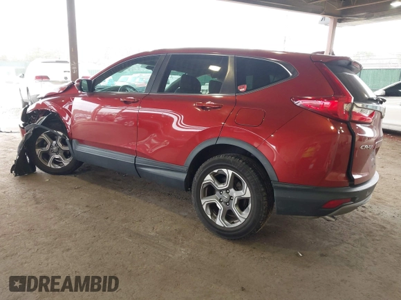 2017 Honda CR-V EX-L with VIN 2HKRW2H86HH619633, listed as a IAAI auction lot 41802664 with 92,555 mi miles. Bid and sale history available at carsss.com. Image 3.