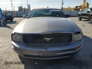 2007 Ford Mustang Deluxe with VIN 1ZVFT80N375254615, listed as a Copart auction lot 53707515 with 214,591 mi miles and Salvage Title. Bid and sale history available at carsss.com. Image 5.
