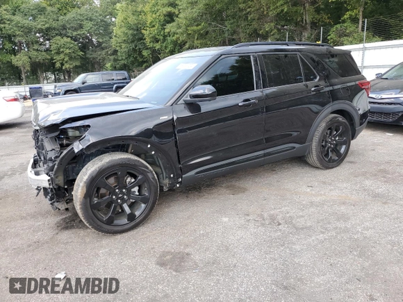 2022 Ford Explorer ST-Line with VIN 1FMSK7KH7NGC50375, listed as a Copart auction lot 69773724 with 12,018 mi miles and Salvage Title. Bid and sale history available at carsss.com. Image 1.