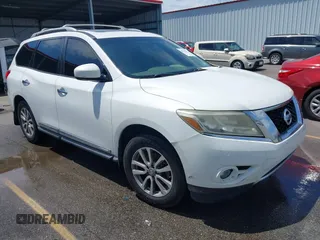 2013 Nissan Pathfinder S with VIN 5N1AR2MN9DC676975, listed as a IAAI auction lot 42796226 with 242,289 mi miles and . Bid and sale history available at DreamBid. Image 1.