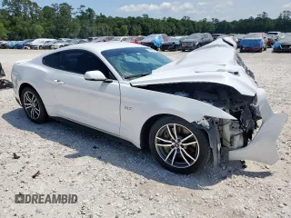 2016 Ford Mustang GT with VIN 1FA6P8CF6G5252200, listed as a Copart auction lot 57820355 with 122,729 mi miles and Salvage title. Bid and sale history available at DreamBid. Image 4.