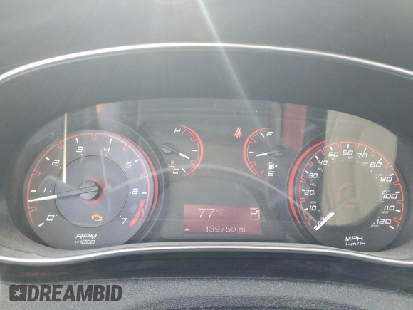 2013 Dodge Dart SXT z VIN 1C3CDFBAXDD326434, wystawiony jako Copart lot #56487155 z przebiegiem 139 750 mil mil oraz Szkoda całkowita • Salvage title. Historia ofert i sprzedaży dostępna na DreamBid. Obrazek 9.