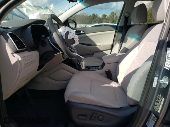 2019 Hyundai Tucson Sport with VIN KM8J33AL2KU972227, listed as a Copart auction lot 44172755 with 76,720 mi miles and Salvage Title. Bid and sale history available at carsss.com. Image 7.