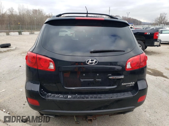 2009 Hyundai Santa Fe SE with VIN 5NMSH73E19H253634, listed as a Copart auction lot 82956834 with 171,624 mi miles and Salvage title. Bid and sale history available at DreamBid. Image 6.