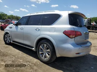2017 Infiniti QX80 with VIN JN8AZ2NE6H9154556, listed as a Copart auction lot 57565554 with 94,101 mi miles and Clean Title. Bid and sale history available at carsss.com. Image 2.