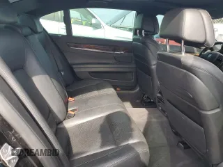 2014 BMW 7 Series 740Li with VIN WBAYE4C52ED138770, listed as a Copart auction lot 53647665 with 106,827 mi miles and Salvage title. Bid and sale history available at DreamBid. Image 10.