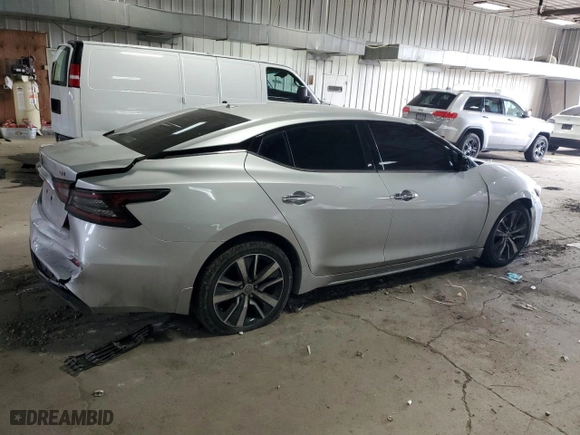 2021 Nissan Maxima SV with VIN 1N4AA6CV6MC514957, listed as a Copart auction lot 47080395 with 63,236 mi miles and Salvage Title. Bid and sale history available at carsss.com. Image 3.