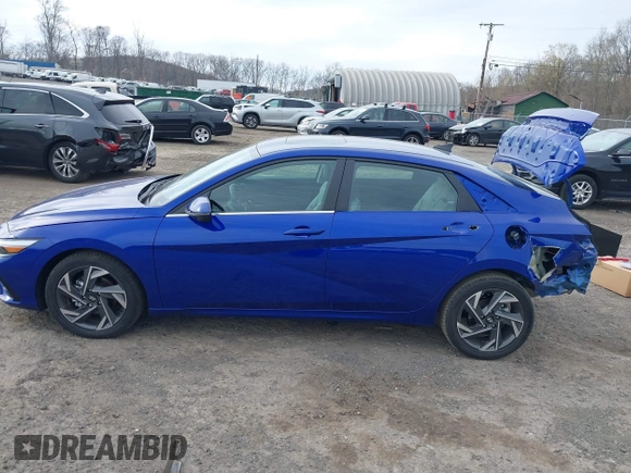 2024 Hyundai Elantra Limited with VIN KMHLP4DG9RU693398, listed as a IAAI auction lot 42081534 with 4,997 mi miles and . Bid and sale history available at carsss.com. Image 15.