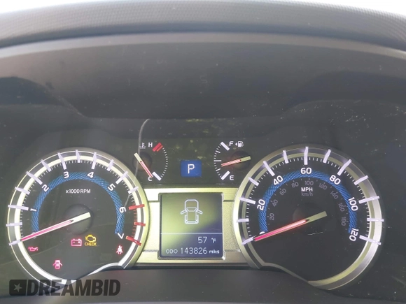 2016 Toyota 4Runner SR5 with VIN JTEZU5JR8G5144281, listed as a IAAI auction lot 42172369 with 143,826 mi miles and . Bid and sale history available at DreamBid. Image 7.