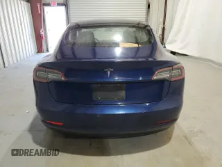2022 Tesla Model 3 with VIN 5YJ3E1EA7NF189955, listed as a Copart auction lot 53149885 with 111,074 mi miles and Salvage Title. Bid and sale history available at DreamBid. Image 6.