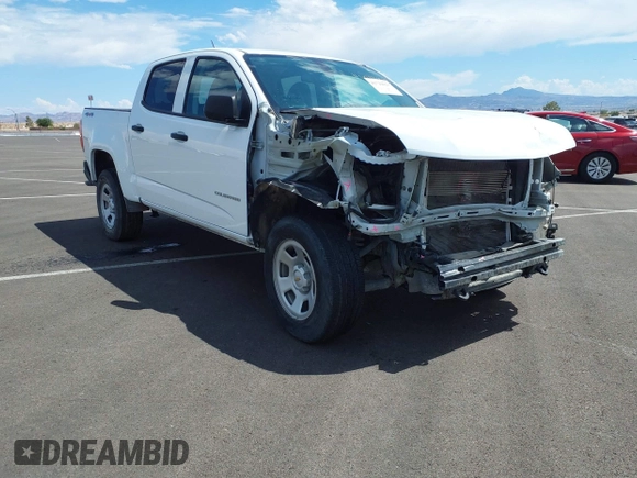 2022 Chevrolet Colorado 4WD Work Truck with VIN 1GCGTBEN7N1299512, listed as a IAAI auction lot 42720023 with 41,851 mi miles and . Bid and sale history available at DreamBid. Image 1.