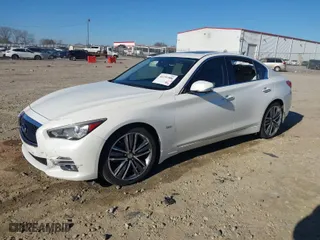 2016 Infiniti Q50 3.0t Premium with VIN JN1EV7AP2GM306358, listed as a IAAI auction lot 41151908 with NaN miles. Bid and sale history available at carsss.com. Image 2.