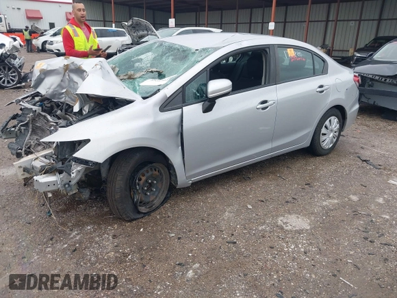 2015 Honda Civic LX with VIN 19XFB2F58FE259113, listed as a IAAI auction lot 42160013 with Not provided miles and . Bid and sale history available at DreamBid. Image 17.