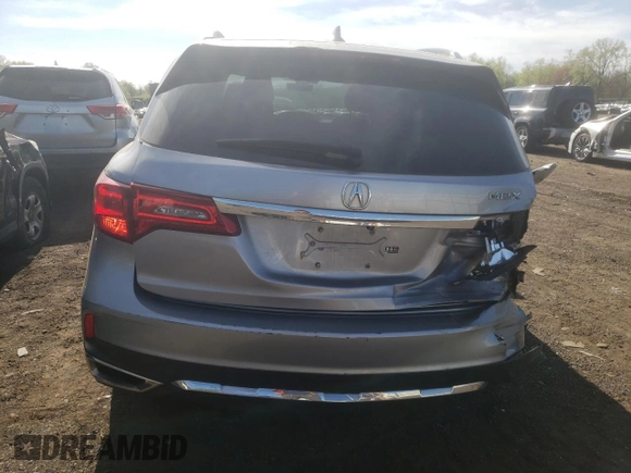 2017 Acura MDX Technology with VIN 5FRYD4H53HB034816, listed as a Copart auction lot 55026525 with 212,102 mi miles and Salvage Title. Bid and sale history available at DreamBid. Image 6.