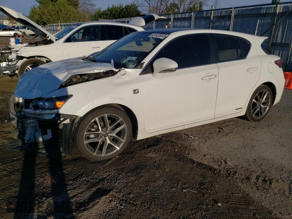 2017 Lexus CT with VIN JTHKD5BHXH2295734, listed as a Copart auction lot 82548544 with 168,681 mi miles and Salvage Title. Bid and sale history available at carsss.com. Image 1.