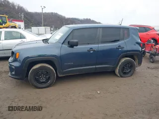 2021 Jeep Renegade Upland Edition with VIN ZACNJDAB5MPM29870, listed as a IAAI auction lot 40884581 with 52,955 mi miles. Bid and sale history available at carsss.com. Image 14.