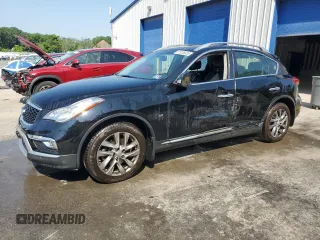 2017 Infiniti QX50 with VIN JN1BJ0RR0HM401983, listed as a Copart auction lot 61925935 with 92,620 mi miles and Salvage title. Bid and sale history available at DreamBid. Image 1.