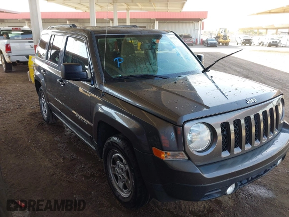 2017 Jeep Patriot Sport SE with VIN 1C4NJPBA3HD136578, listed as a IAAI auction lot 41733206 with 193,522 mi miles and . Bid and sale history available at DreamBid. Image 1.