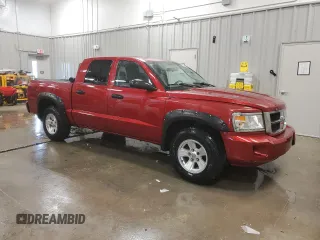 2008 Dodge Dakota SLT with VIN 1D7HW48N58S536165, listed as a Copart auction lot 78417274 with 182,048 mi miles and Clean title. Bid and sale history available at DreamBid. Image 4.