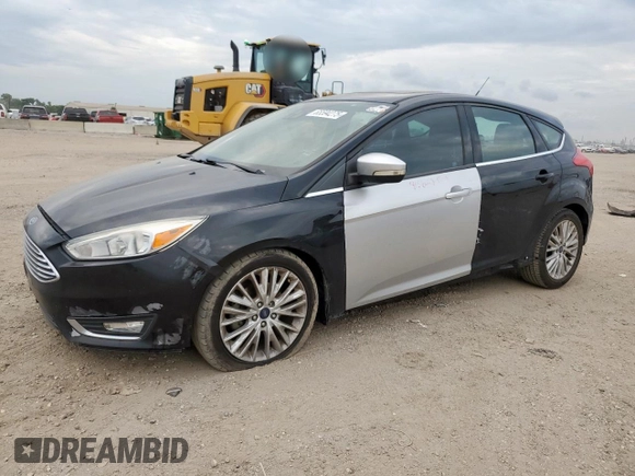 2018 Ford Focus Titanium z VIN 1FADP3N2XJL289659, wystawiony jako Copart lot #65594275 z przebiegiem 115 739 mil mil oraz Czysty tytuł • Clean title. Historia ofert i sprzedaży dostępna na DreamBid. Obrazek 1.