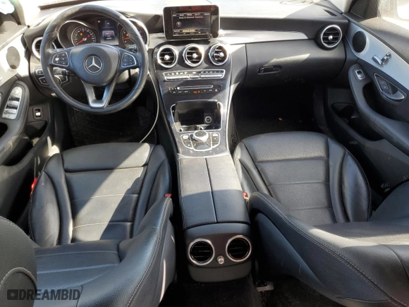 2017 Mercedes-Benz C-Class C 300 with VIN 55SWF4JB3HU220969, listed as a Copart auction lot 84509534 with 60,892 mi miles and Salvage Title. Bid and sale history available at carsss.com. Image 8.