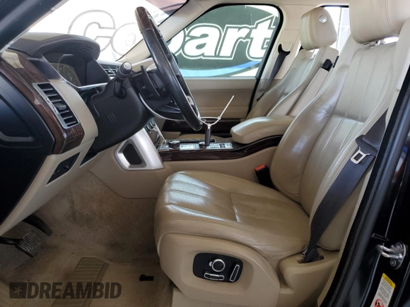 2017 Land Rover Range Rover HSE with VIN SALGS2FV8HA378931, listed as a Copart auction lot 54141495 with 77,839 mi miles and Salvage title. Bid and sale history available at DreamBid. Image 7.