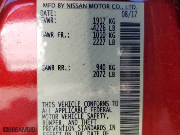 2017 Nissan Altima 2.5 SR with VIN 1N4AL3AP6HC497676, listed as a Copart auction lot 46366265 with 140,558 mi miles and Salvage Title. Bid and sale history available at carsss.com. Image 12.