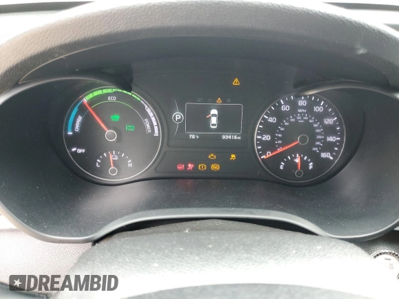 2017 Kia Optima Hybrid with VIN KNAGT4LE7H5012372, listed as a Copart auction lot 57746424 with 93,416 mi miles and Salvage Title. Bid and sale history available at carsss.com. Image 9.