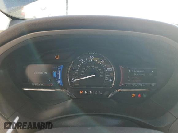 2017 Lincoln MKZ Hybrid Select with VIN 3LN6L5LU6HR656966, listed as a Copart auction lot 43932215 with 98,319 mi miles and Salvage Title. Bid and sale history available at DreamBid. Image 9.