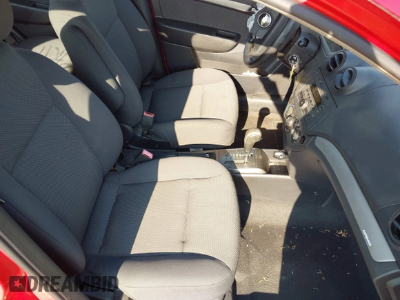 2007 Chevrolet Aveo LS with VIN KL1TD56617B045173, listed as a IAAI auction lot 42420476 with 88,524 mi miles and . Bid and sale history available at DreamBid. Image 5.