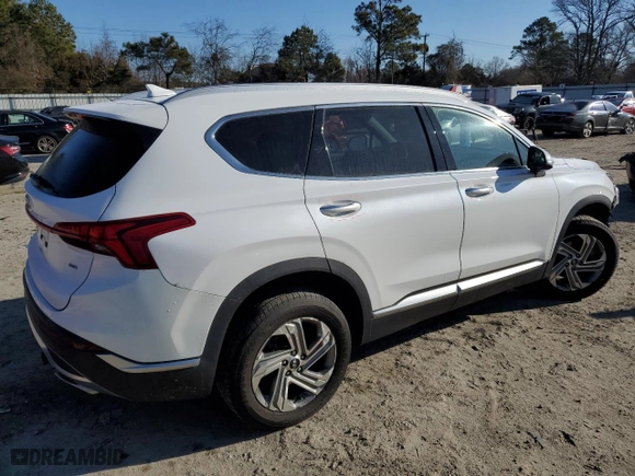 2021 Hyundai Santa Fe SEL with VIN 5NMS3DAJ7MH352545, listed as a Copart auction lot 45741865 with 82,156 mi miles and Salvage Title. Bid and sale history available at carsss.com. Image 3.