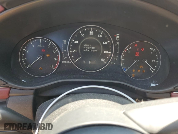 2022 Mazda 3 Premium with VIN JM1BPBML8N1510554, listed as a Copart auction lot 59530005 with 89,140 mi miles and Salvage title. Bid and sale history available at DreamBid. Image 9.