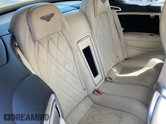 2014 Bentley Continental GT with VIN SCBGH3ZA6EC040290, listed as a Copart auction lot 56709735 with 65,125 mi miles and Clean Title. Bid and sale history available at DreamBid. Image 7.