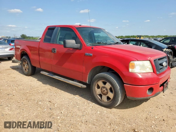 2007 Ford F-150 STX with VIN 1FTRX12W67KC25192, listed as a Copart auction lot 58863975 with 161,527 mi miles and Clean title. Bid and sale history available at DreamBid. Image 4.