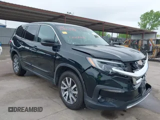 2019 Honda Pilot EX-L z VIN 5FNYF5H44KB033562, wystawiony jako IAAI lot #42116340 z przebiegiem 57 212 mil mil oraz . Historia ofert i sprzedaży dostępna na DreamBid. Obrazek 1.
